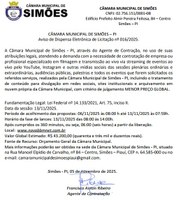 Aviso de Dispensa 016/2025