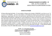 Aviso de Dispensa 005-2025