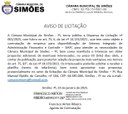 Aviso de  Dispensa de Licitação 001-2025
