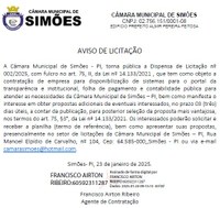 Aviso de Dispensa de Licitação 002-2025