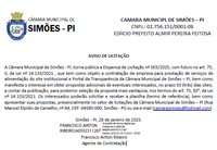 Aviso de Dispensa de Licitação 003-2025