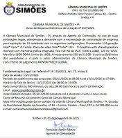 Aviso de Dispensa Eletrônica 017/2025