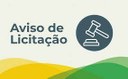 AVISO DE LICITAÇÃO