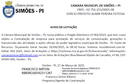 Aviso de Pregão Eletrônico 001-2025