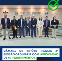 CÂMARA REALIZA SESSÃO ORDINARIA COM APROVAÇÃO DE VARIOS REQUERIMENTOS.